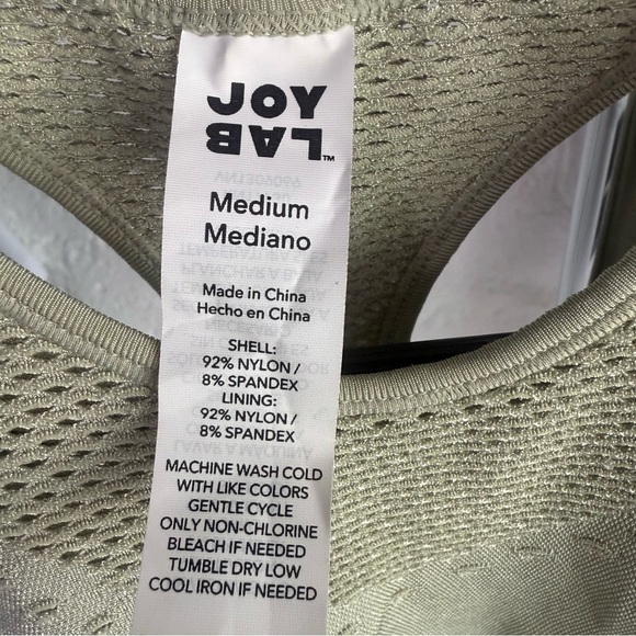 JoyLab Light Sage Green Sports Bra + Leggings Set - Picture 6 of 10